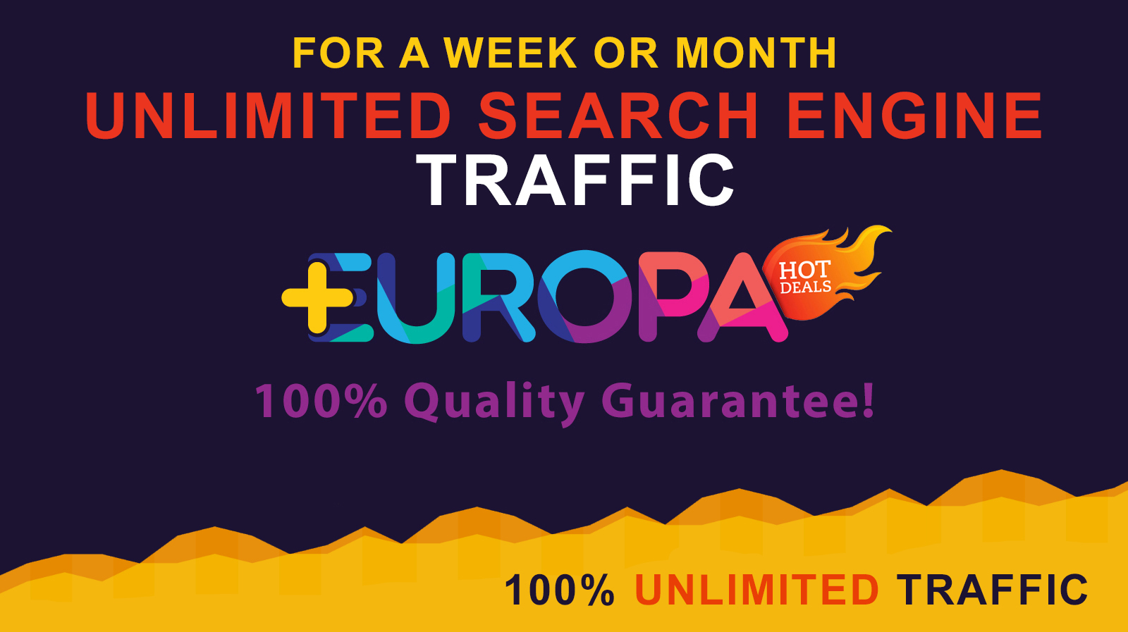UNLIMITED SEARCH ENGINE TRAFFIC FOR A WEEK OR MONTH | PLUS BONUS