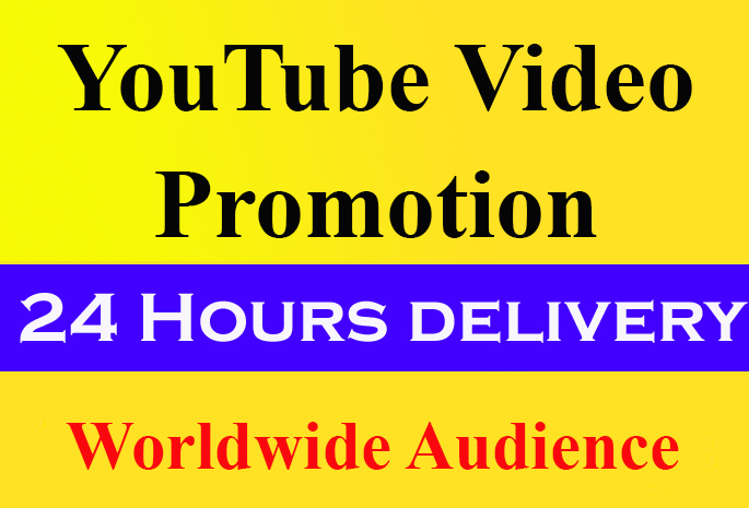Organic YouTube video Promotion and social marketing