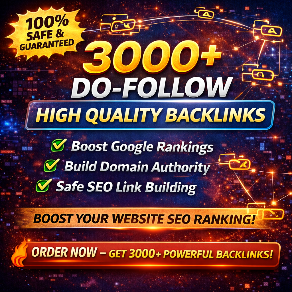 3000+ Do-Follow High Quality Backlinks Safe SEO Link ...