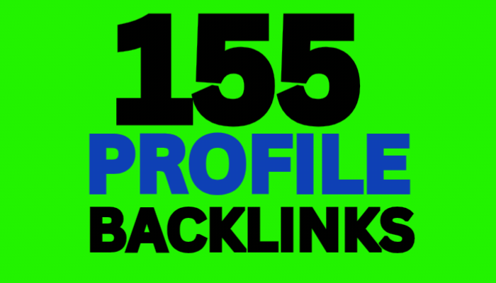 Rank Higher on Google with 155 Premium Profile Backlinks