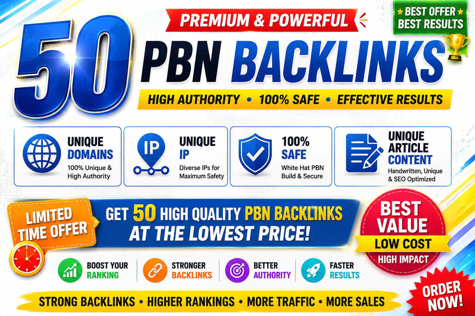 GET DA 50 PLUS HQ PBN Backlinks with Unique Domains, IPs & Original Articles post 