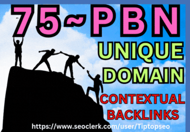 Get 75 PBN Backlinks from DA 50+ Unique Domains