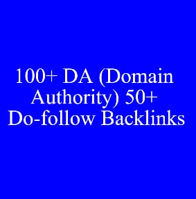 I Will Give 100+ DA Domain Authority 50+ Do-follow Ba...