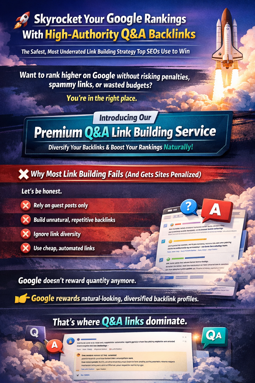 Rank or Refund - SkyRocket Your Rankings With High Authority QnA Links - 2026 Epic Links Package