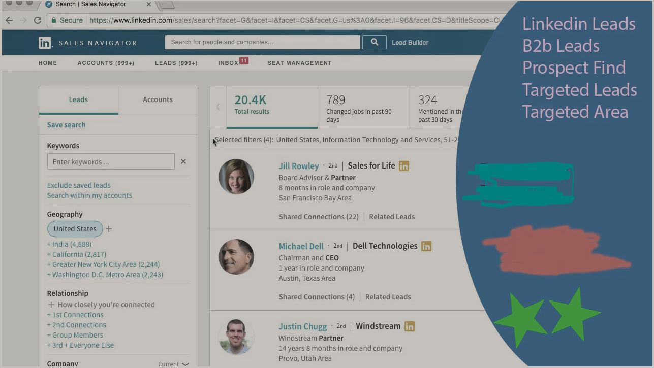 I Will Build Linkedin Lead Generation With Sales Navi...