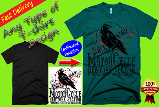 I will make nice T-shirt design