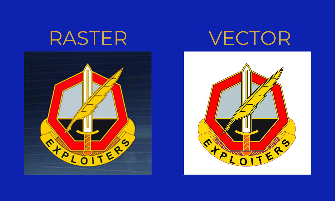 I will manually vector trace, redraw logo to AI, EPS, SVG
