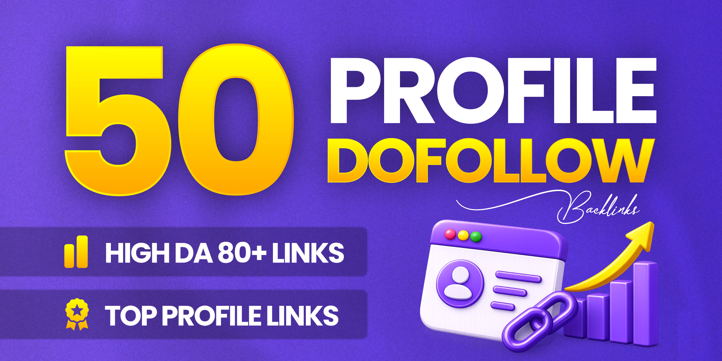 50 High Authority TOP CLASS Profile Backlinks Manual ...