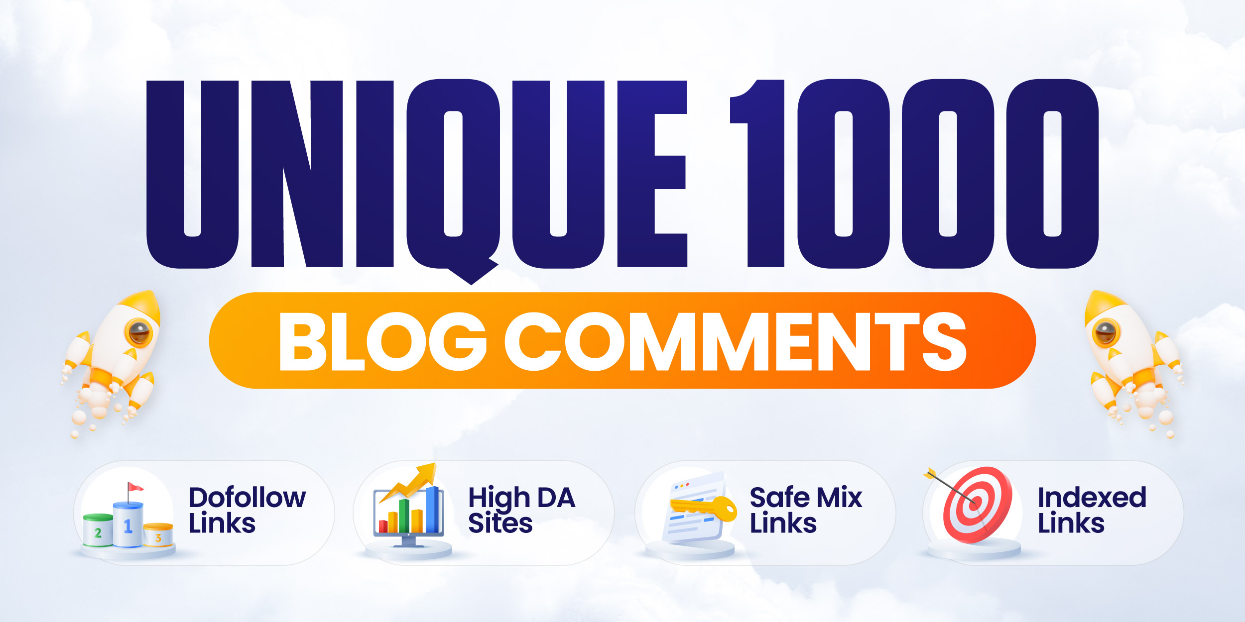 1000 High Quality Blog Comments Backlinks from High Authority Websites
