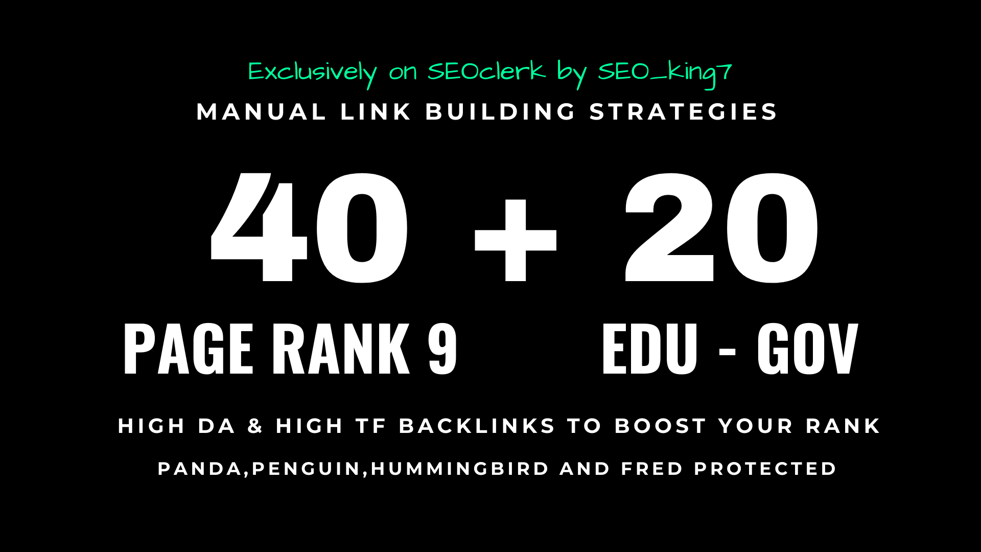 40 Pr9 High Trust SEO Authority Backlinks