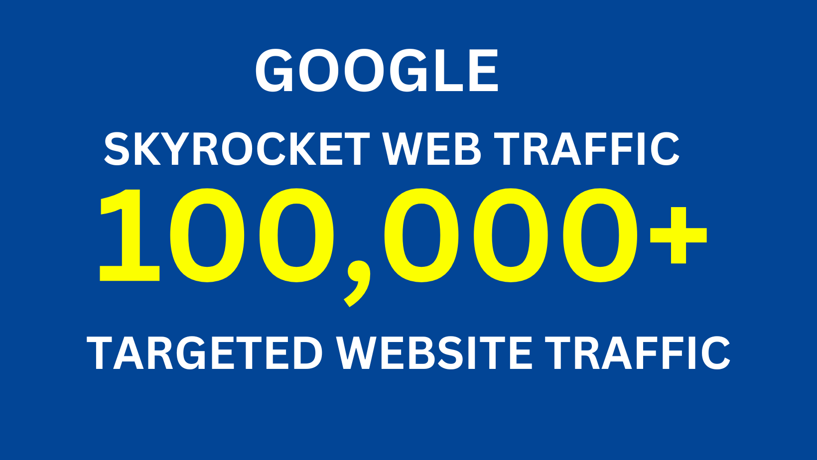 Skyrocket Your Website Presence with 100k Targeted Traffic