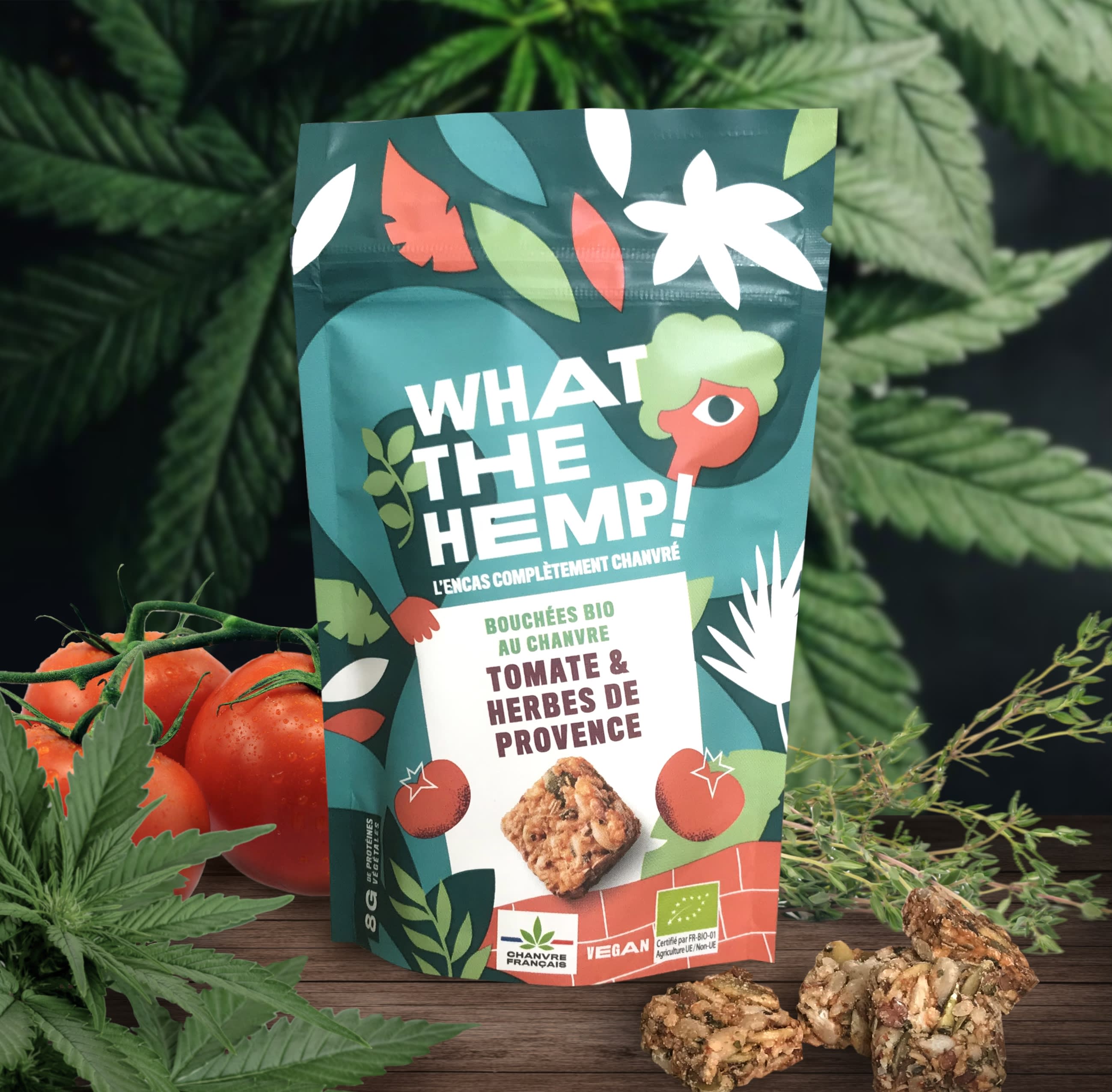 An advertising picture for food