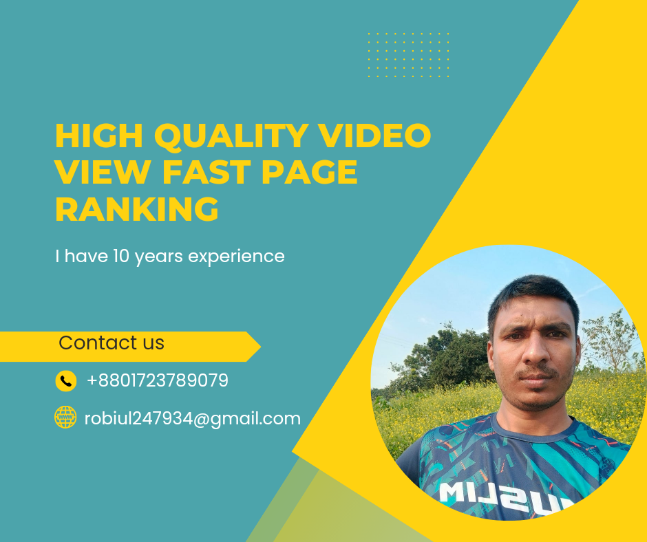 High Quality Video Promotions Very Fast Spread 
