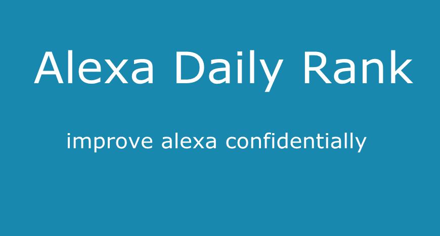 Boost Alexa Daily Rank 100,000 1 Month For Your WebSi...