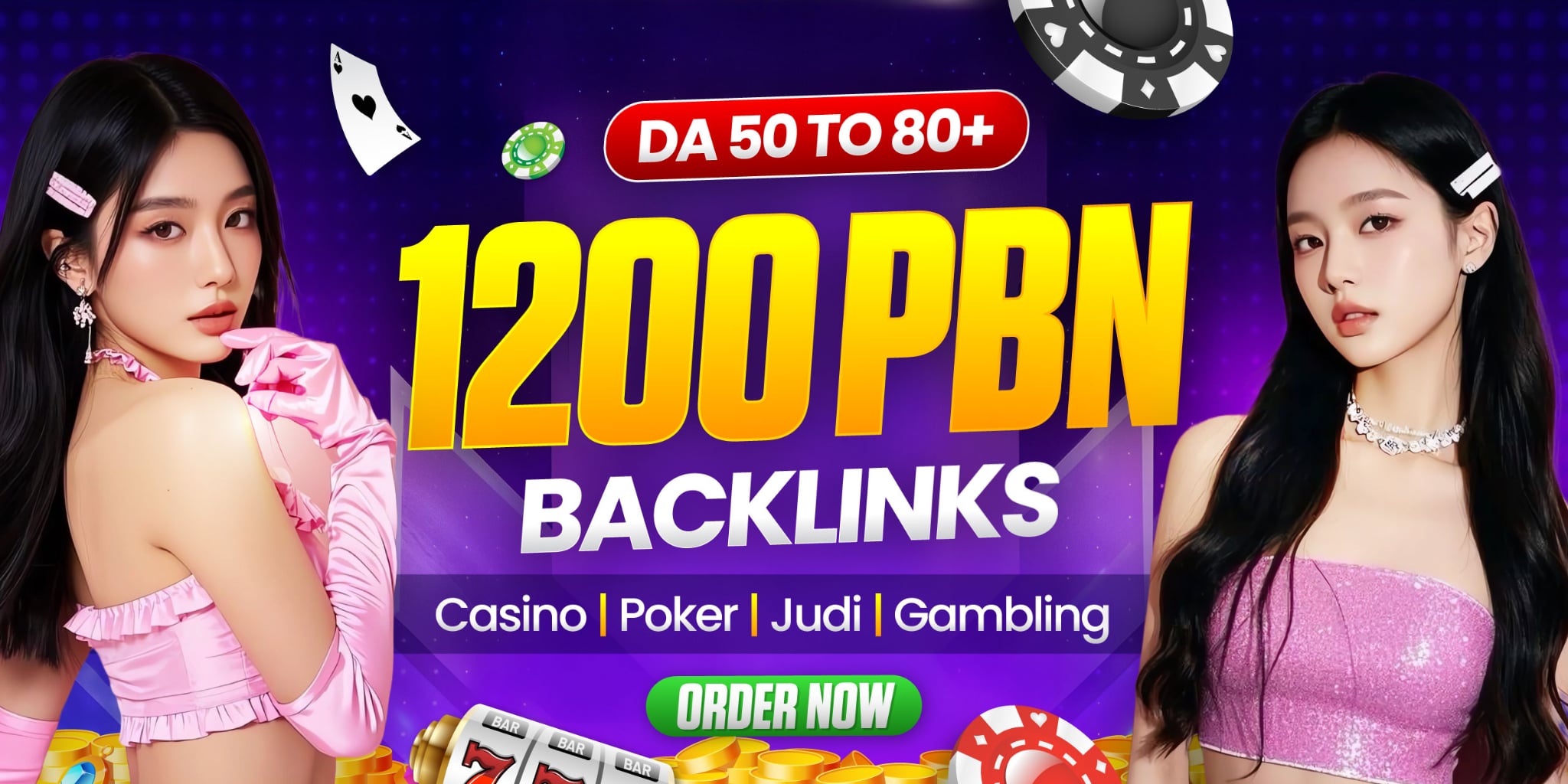 Get Ranked on Google's 1st Page with 1200 High-Authority Casino, Slot & Gambling PBN Backliinks