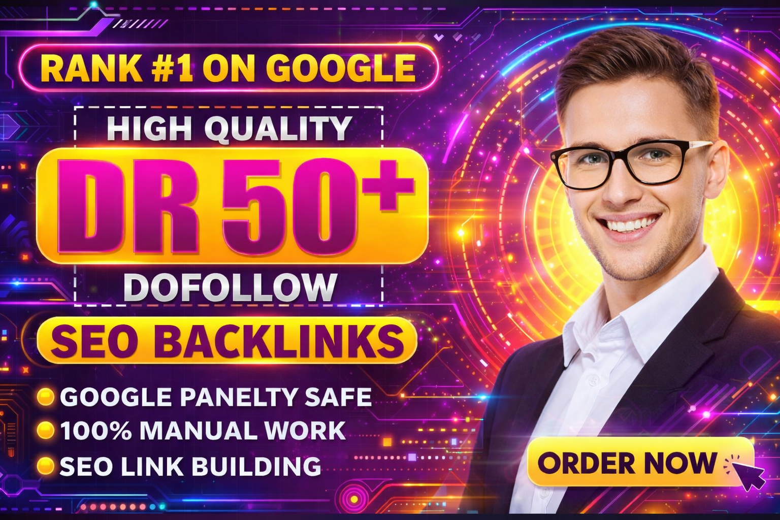 Get 100 Ultimate DR 50+ Do-Follow Backlink Service for Top Google Rankings