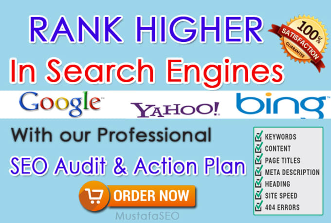create detailed SEO audit report and action plan for ...