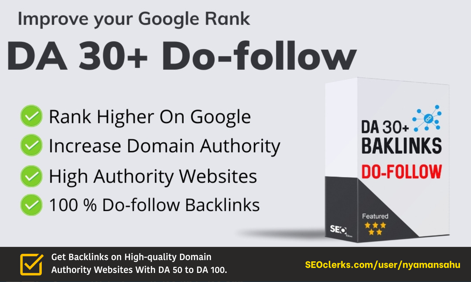 DA Domain Authority 30+ Do-follow