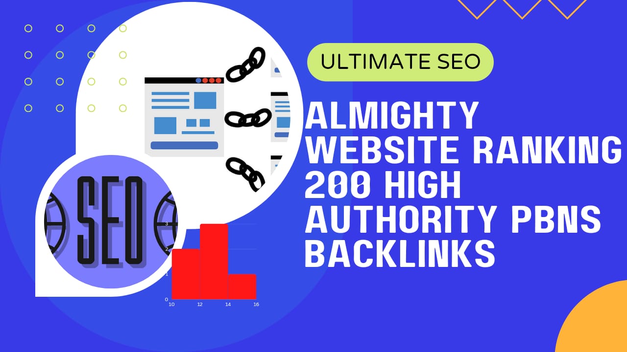 almighty website ranking on Google with 200 high authority PBNs Backlinks