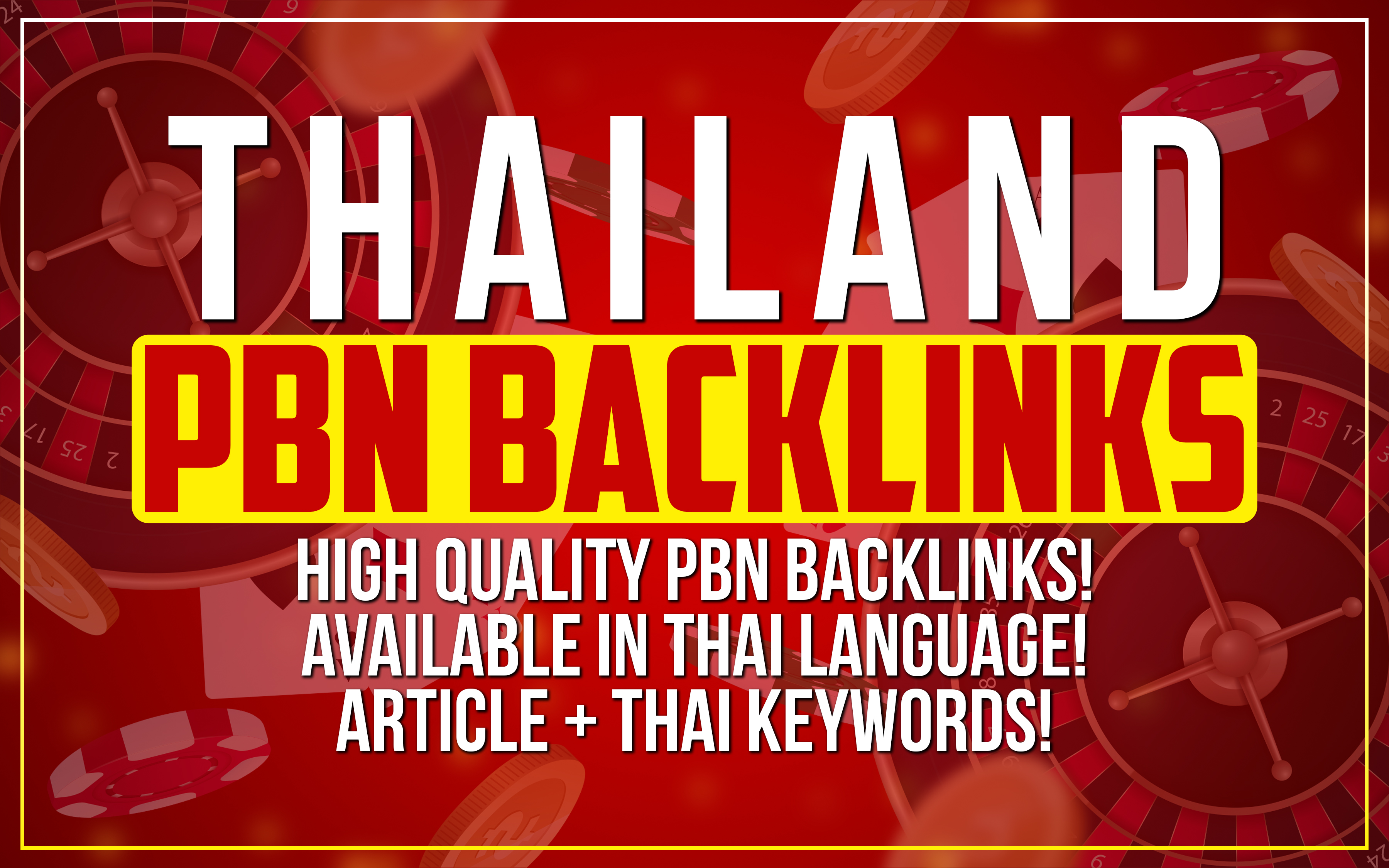 530 - PBN's Backlinks For Thailand Language Sites Sports,Betting,Football,Gambling 