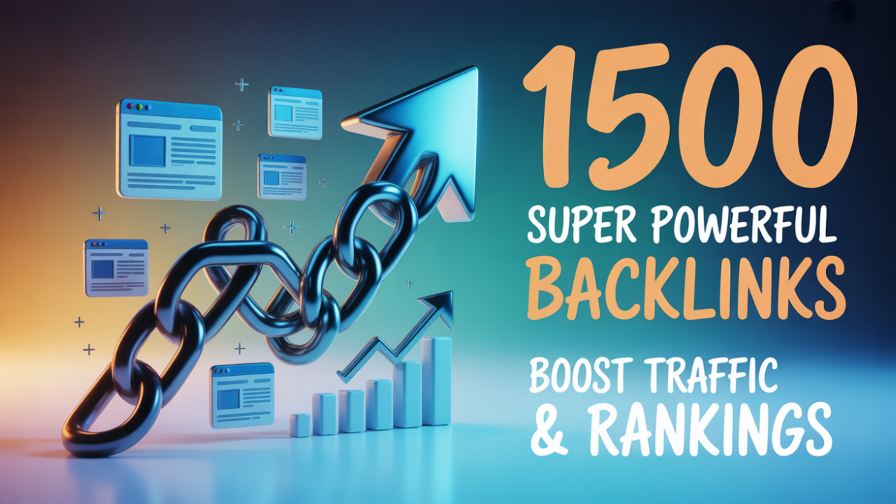 1500 Super Powerful SEO Backlinks to Boost Website Traffic and Google Rankings