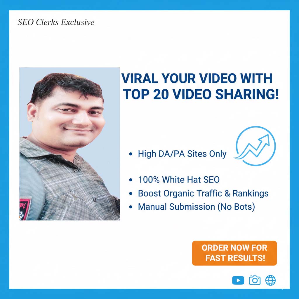 I will manually submit your video to 20 high authorit...
