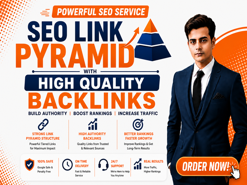 SEO Link Pyramid with High quality Backlinks