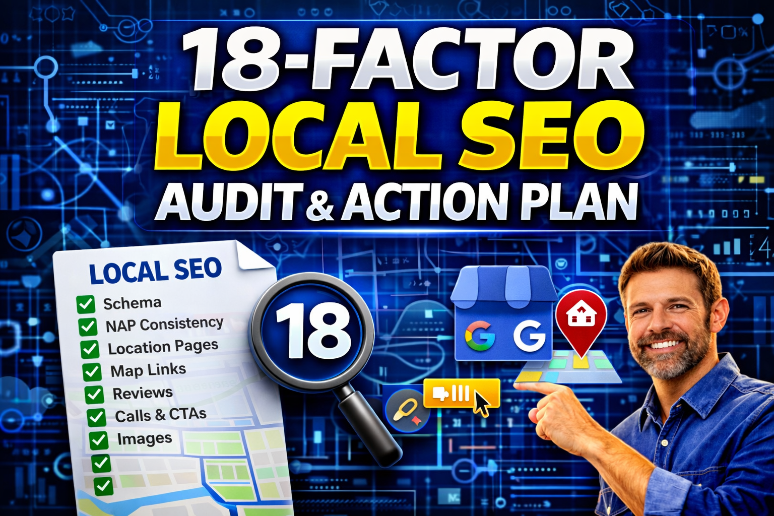 I will audit 18 local SEO factors for Google Business Profile and local pages