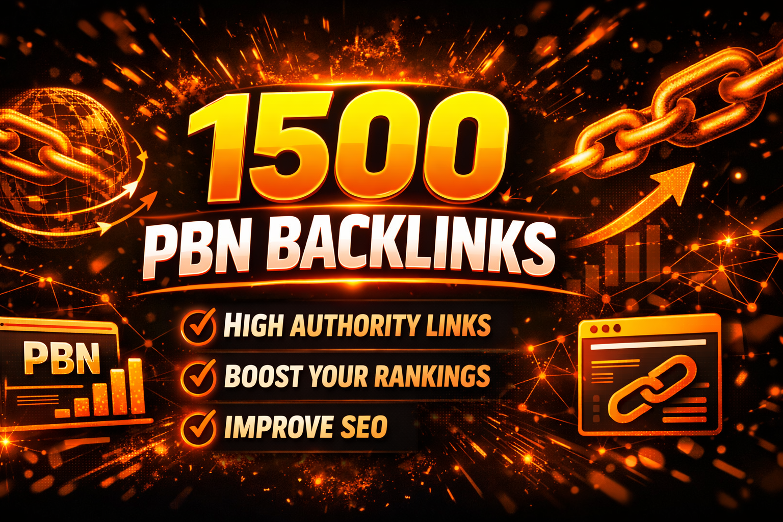 1500 Permanent PBN Backlinks DA 50 Plus Dofollow Link...