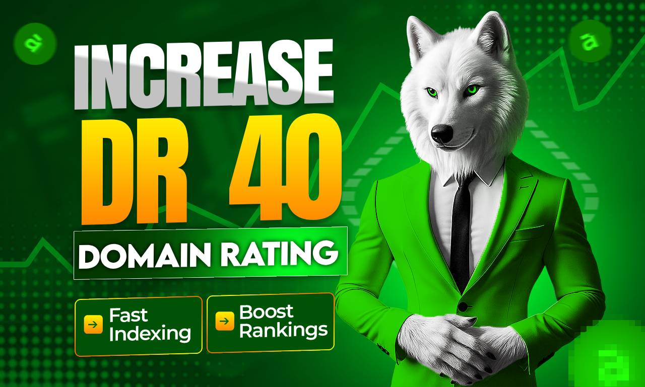  increase Your Site DR 40 by Ahref Using High PR BackLinks To Your Website Safely