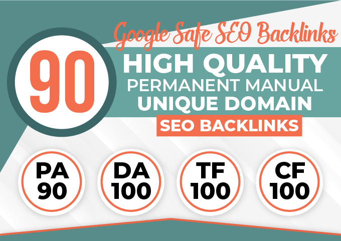 Build 90 High Quality Permanent Manual Unique Domain SEO Backlinks