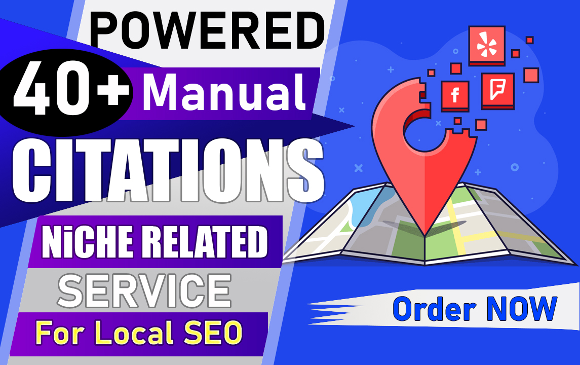 Build UK, USA, AU, NZ, DE 40 Powerful Local SEO Citations- Fully Manual 