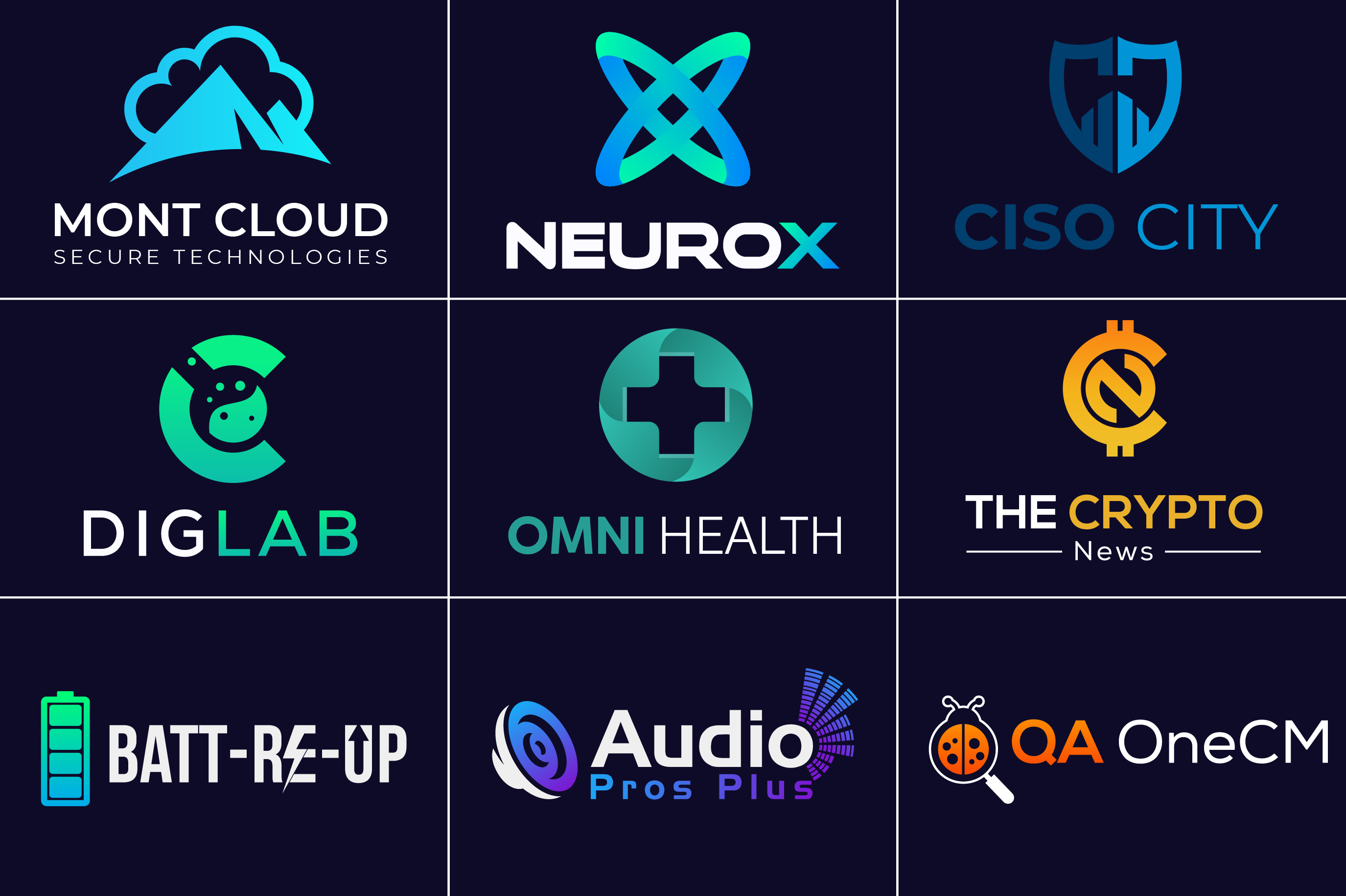 I will do modern tech crypto software app website and business logo