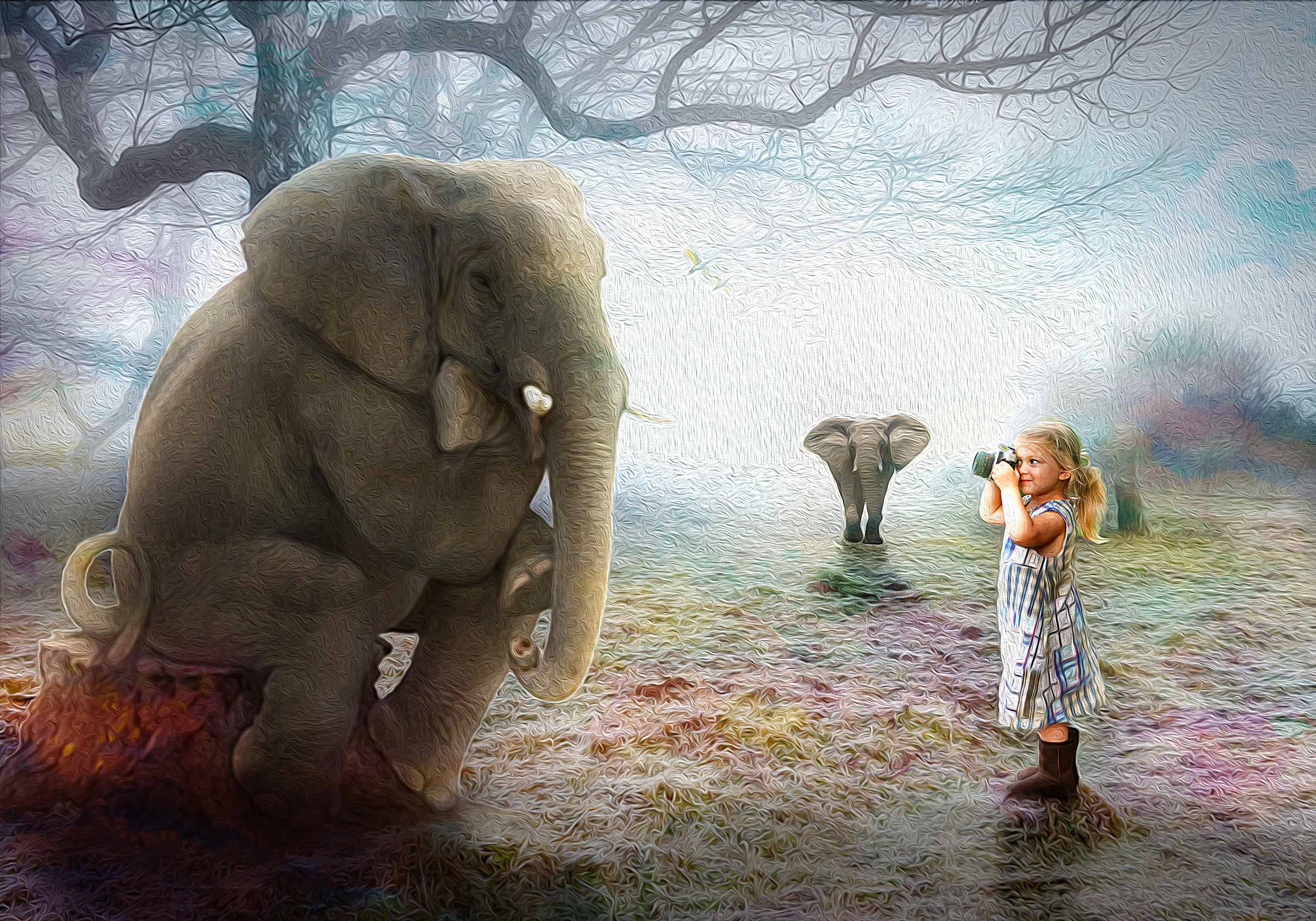 Create spiritual, expression, fantasy images