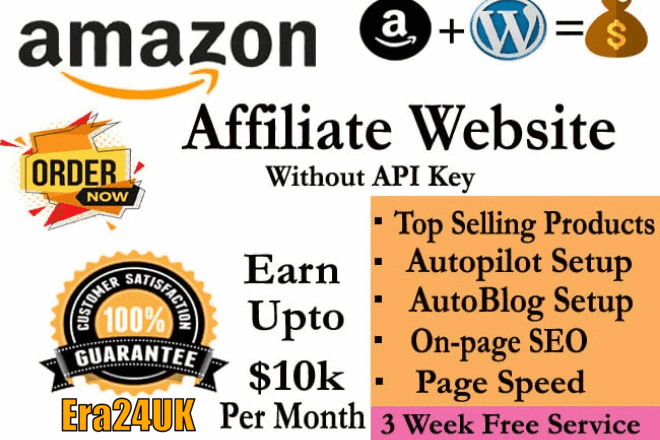 Autopilot Affiliate WordPress Website Without Amazon API Key