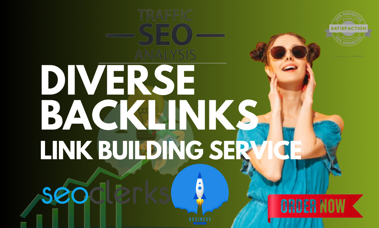 Powerful Diverse Backlinks from High DA and High Auth...