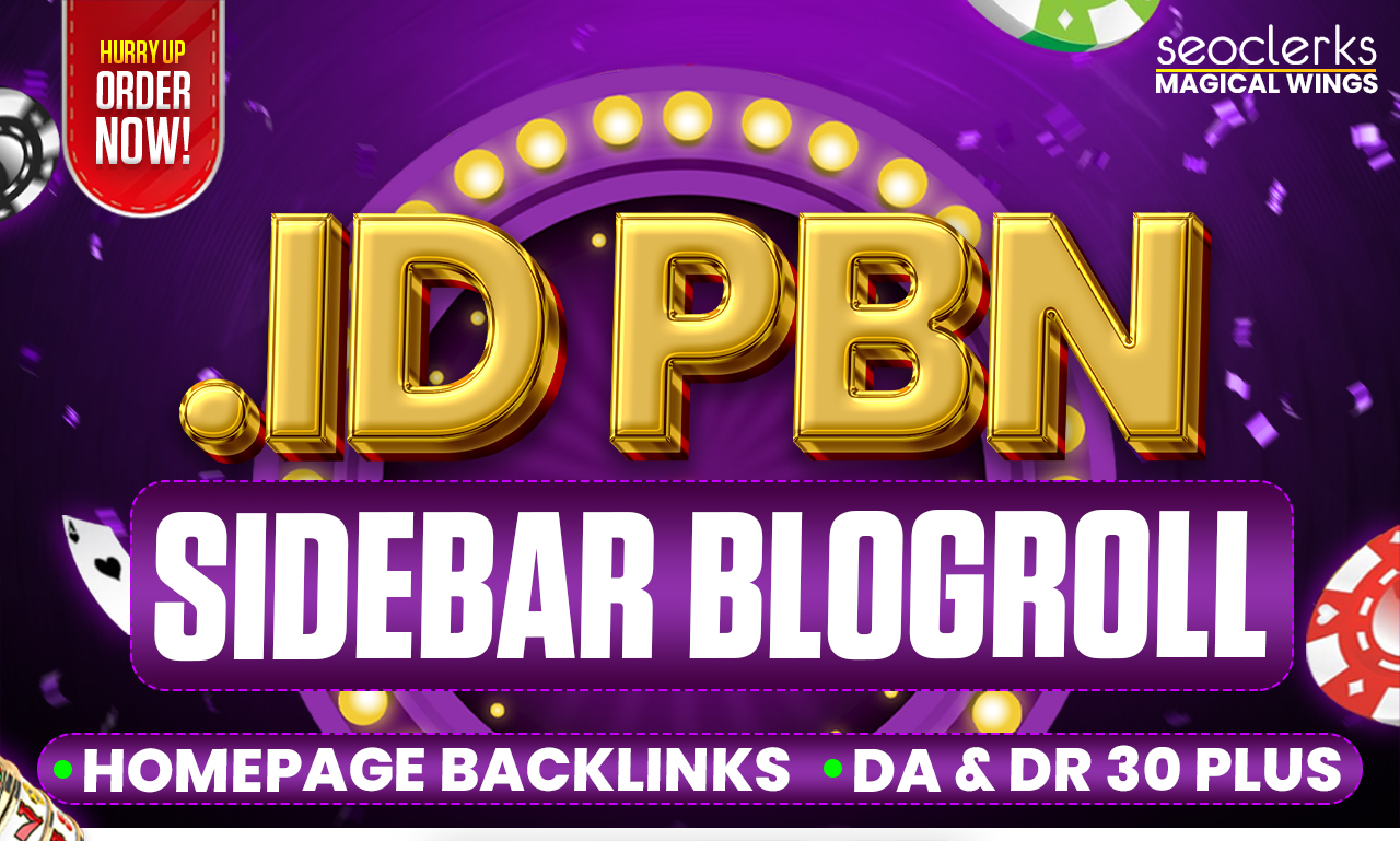 Powerful 50 Indonesia. ID PBN Sidebar & Blogroll Homepage Backlinks DA DR 30 Plus