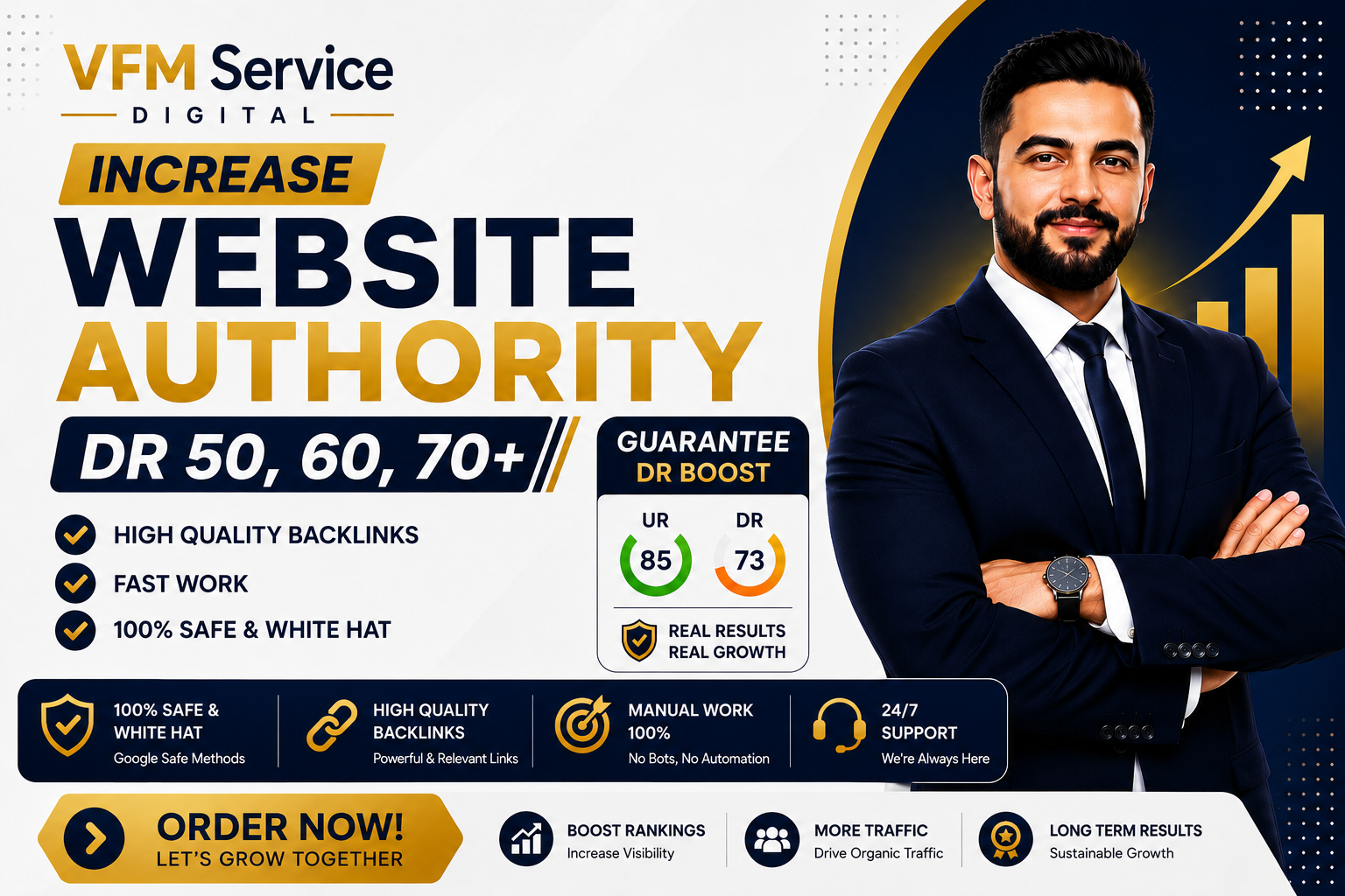 increase dr to 40, 50, 70, permanent ahrefs dr inc...