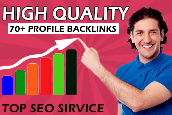 Do Build 70+ High Da SEO Profile Backlink