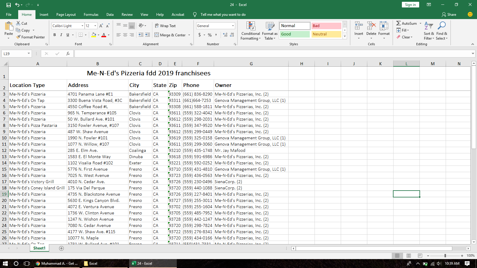 I Will Do Excel Data Entry From Pdf, Website Or Any Data Source
