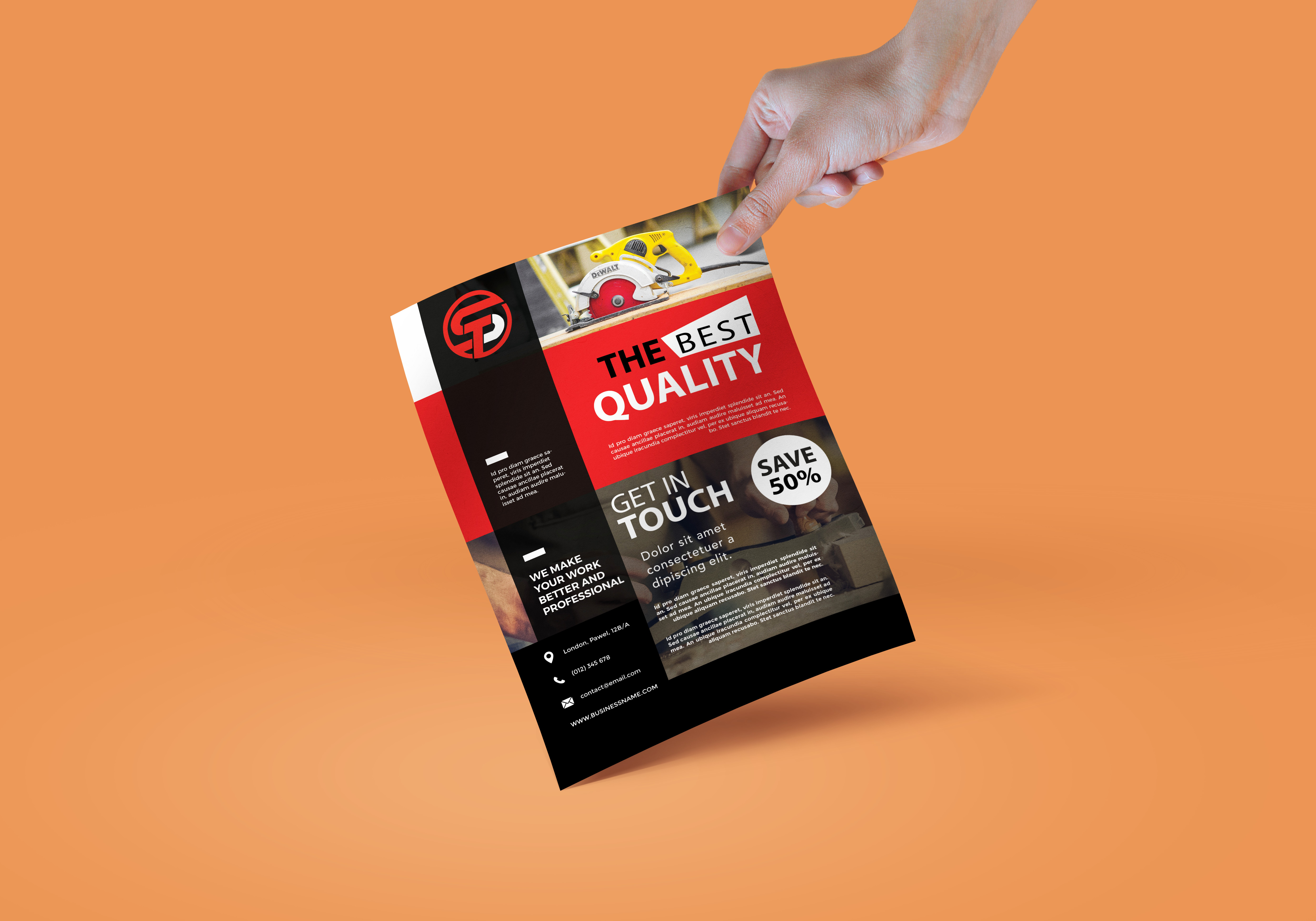 I will design amazing flyer, brochure or leaflet