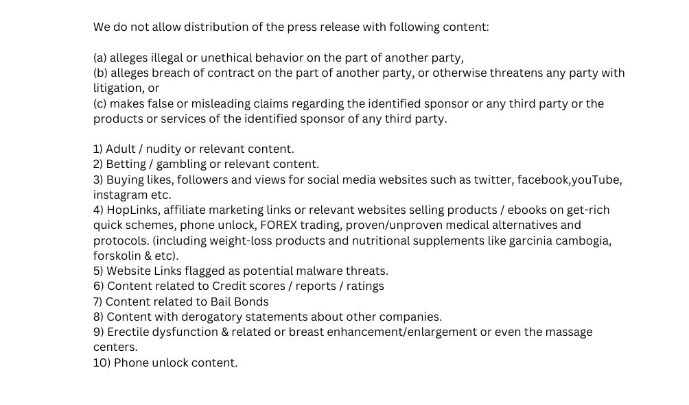 Press Release Writing and Distribution At Top Media Sites