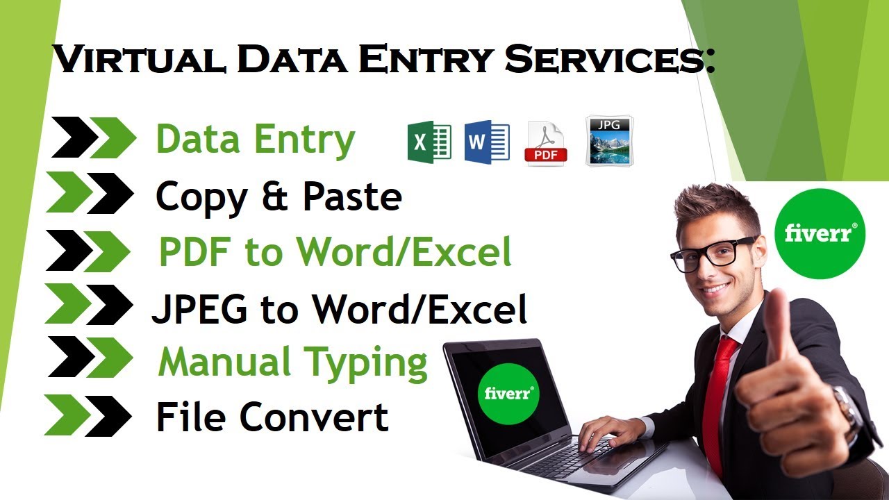 Professional Typing, Any type of Data Entry & Convert PDF or Image to Word or Excel 