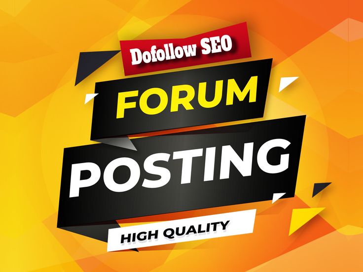 I will create 40 forum posting dofollow SEO backlinks...