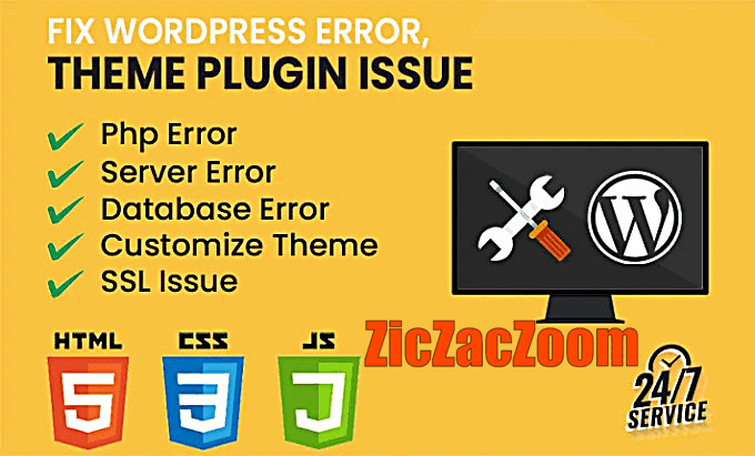 All In One | Fix wordpress error, Theme plugin issues, PhP alerts, Database bug or SSL warnings