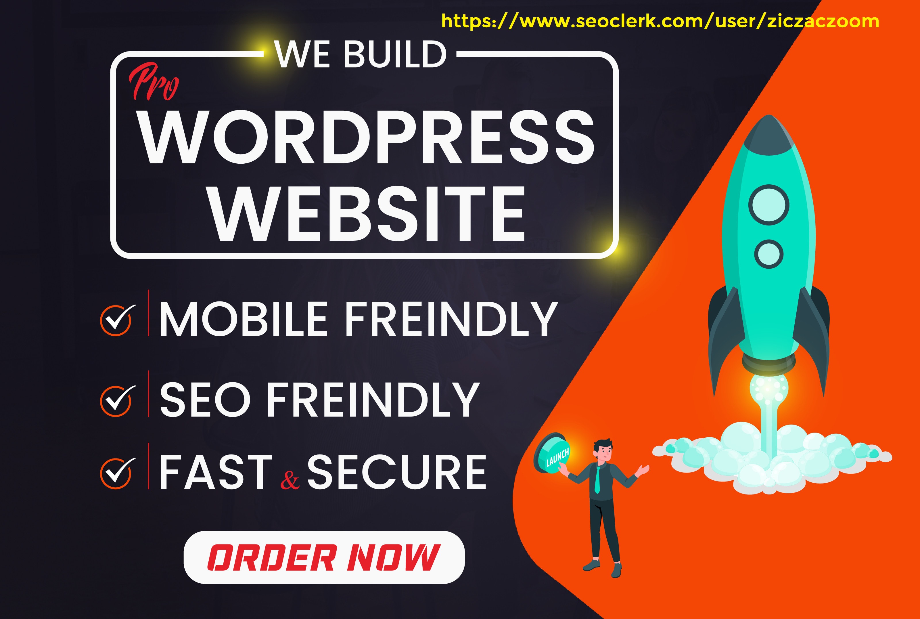 I will create an attractive wordpress site with amazing features 5 pages
