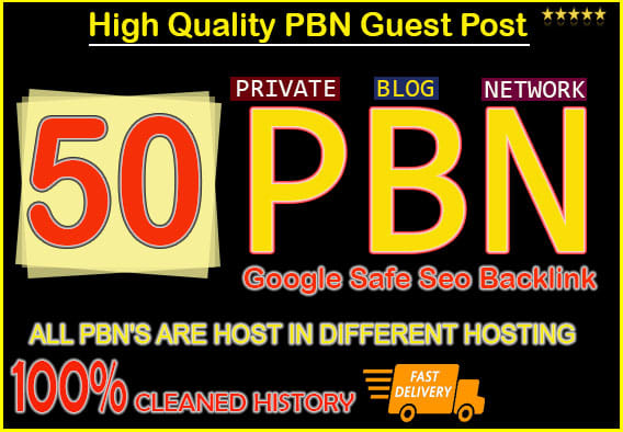 50 HIGH TRUSTFLOW DA 50+ PA 35+ HOMEPAGE Web 2.0 PBN DOFOLLOW BACKLINKS