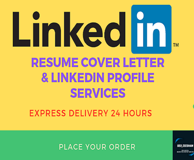 I will create update resume cover letter and linkedin...