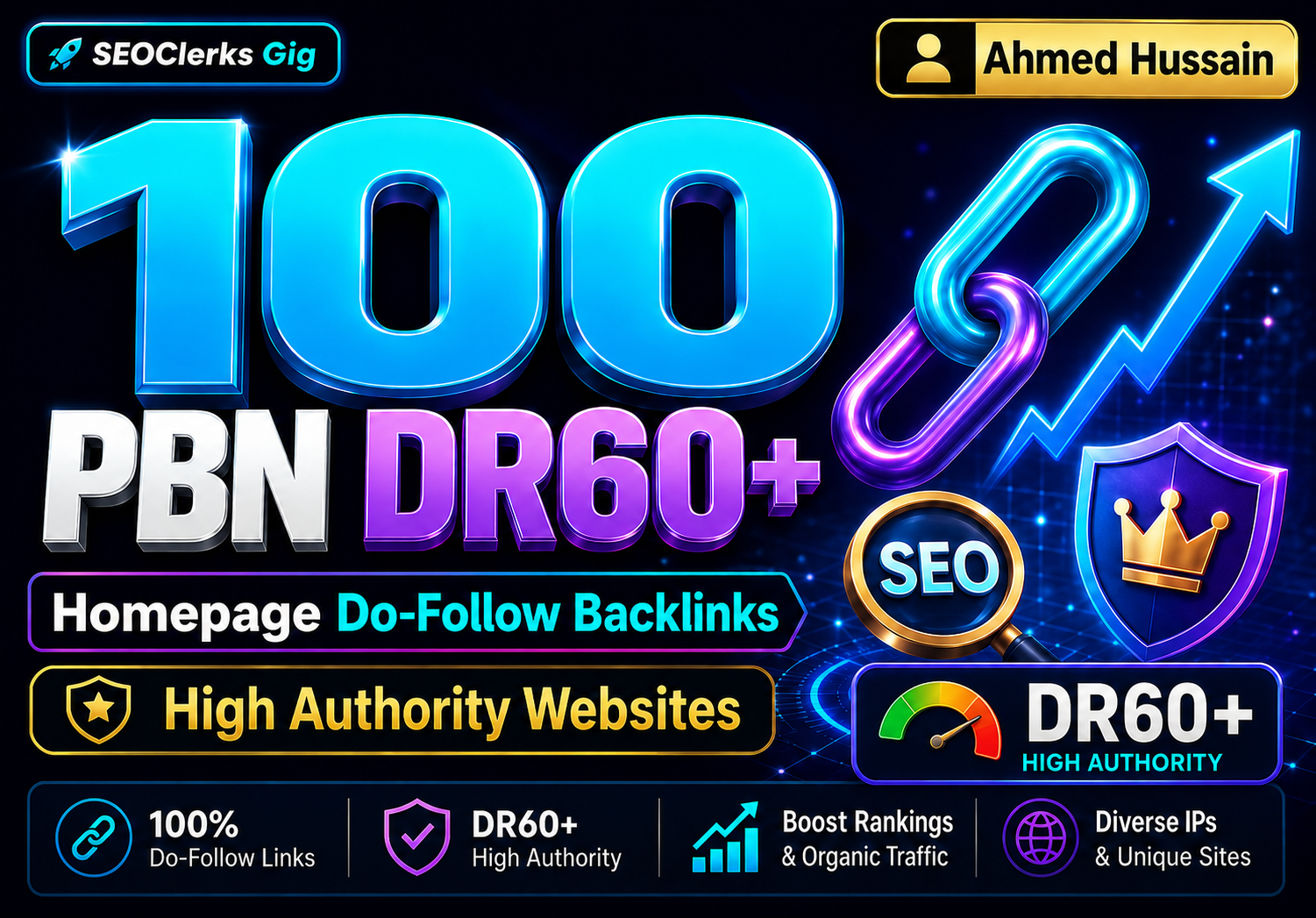 Build 100 PBN DR60 Homepage Do-follow Backlink for Gambling & Betting Websites