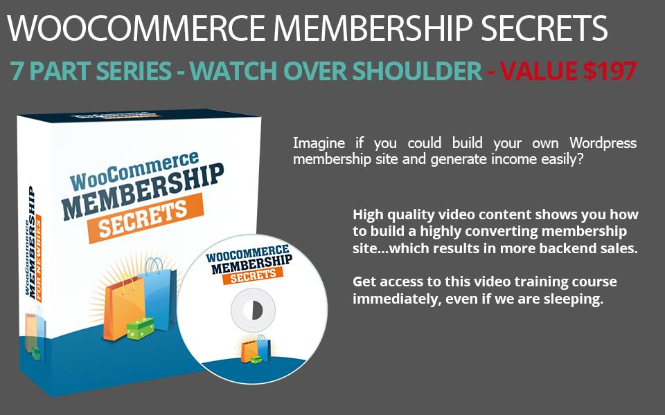 Make your own WordPress Membership site with this Video Training
